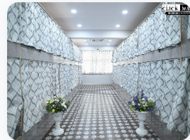 Curtained pod bunks
